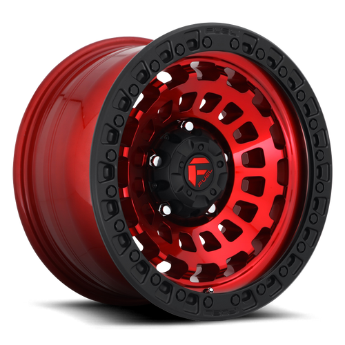 17x9 5x150 5BS D632 Zephyr Candy Red - Fuel Off-Road