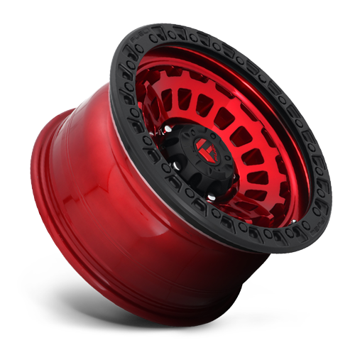 17x9 6x5.5 4.5BS D632 Zephyr Candy Red - Fuel Off-Road