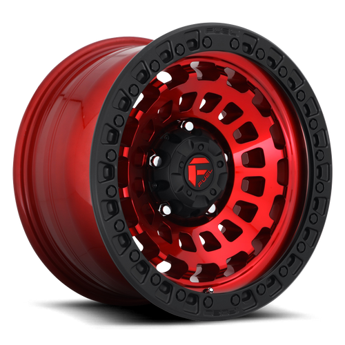 17x9 6x135 5BS D632 Zephyr Candy Red - Fuel Off-Road