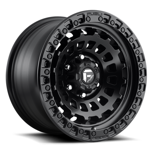 17x9 6x135 4.5BS D633 Zephyr Matte Black - Fuel Off-Road