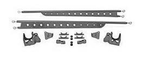 88-13 Chevy/GMC 1500 Black Traction Bars - Fabtech Motorsports