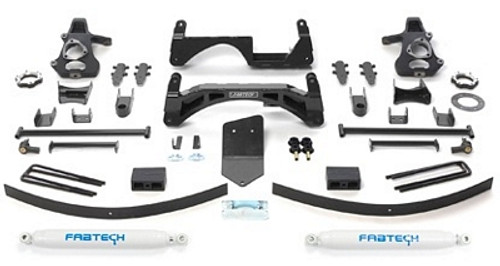 6in Basic Sys W/Performance Shocks 07-13 Gm K1500 P/U W/O Autoride 4wd Suspension Lift Kit - Fabtech