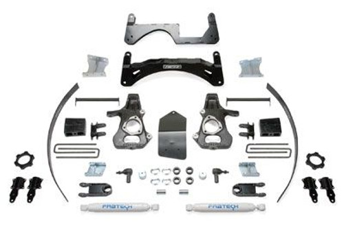 6in Basic Sys w/Performance Shocks 14-18 Gm K1500 P/U w/Oe Alm Or Stmp Stl Uca Suspension Lift Kit - Fabtech 6in Basic Sys w/Performance Shocks 14-18 Gm K1500 P/U w/Oe Alm Or Stmp Stl Uca Suspension Lift Kit - Fabtech