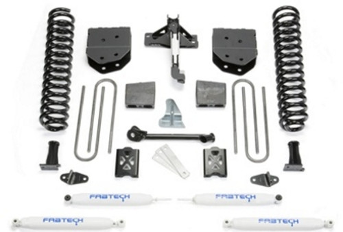 6in Basic Sys W/Performance Shocks 05-07 Ford F250 4wd W/Factory Overload Suspension Lift Kit - Fabtech