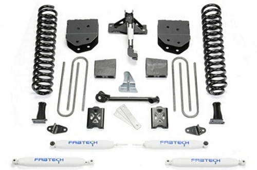 6in Basic Sys W/Performance Shocks 05-07 Ford F350 4wd Suspension Lift Kit - Fabtech 6in Basic Sys W/Performance Shocks 05-07 Ford F350 4wd Suspension Lift Kit - Fabtech