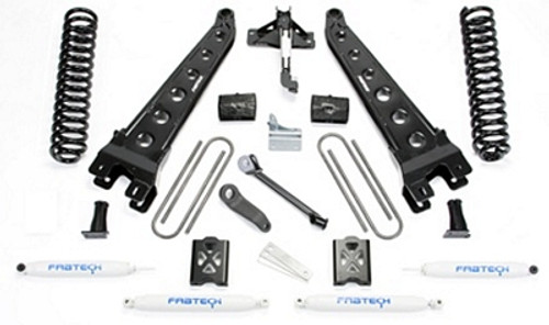 6in Rad Arm Sys W/Coils & Performance Shocks 05-07 Ford F350 4wd Suspension Lift Kit - Fabtech