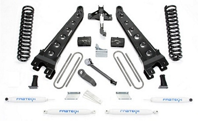 6in Rad Arm Sys W/Coils & Performance Shocks 08-16 Ford F250 4wd Suspension Lift Kit - Fabtech