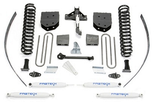 8in Basic Sys W/Performance Shocks 08-16 Ford F250 4wd W/O Factory Overload Suspension Lift Kit - Fabtech