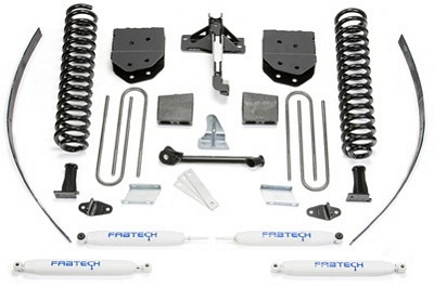 8in Basic Sys W/Performance Shocks 08-16 Ford F250 4wd W/Factory Overload Suspension Lift Kit - Fabtech