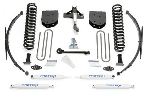 8in Basic Sys W/Performance Shocks & Rear Lf Sprngs 08-16 Ford F250/350 4wd Suspension Lift Kit - Fabtech