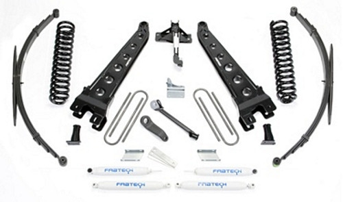 8in Rad Arm Sys W/Coils & Rear Lf Sprngs & Performance Shocks 08-16 Ford F250/350 4wd Suspension Lift Kit - Fabtech