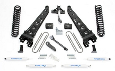 6in Rad Arm Sys W/Coils & Performance Shocks 08-16 Ford F350/450 4wd 8 Lug Suspension Lift Kit - Fabtech