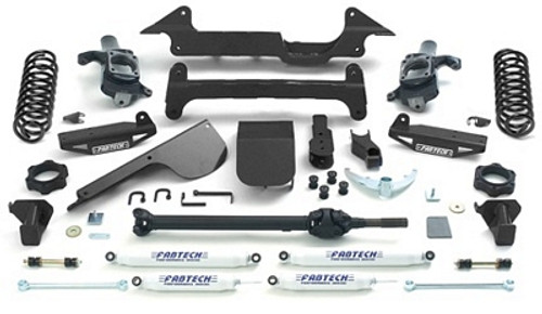 6in Performance Sys W/Performance Shocks 03-08 Hummer H2 Suv/Sut 4wd W/Rear Coil Springs Suspension Lift Kit - Fabtech