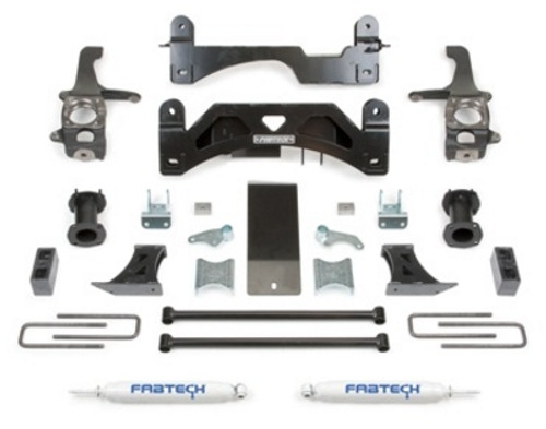 6in Basic Sys W/C/O Spacers & Performance Rear Shocks 07-15 Toyota Tundra 2/4wd Suspension Lift Kit - Fabtech