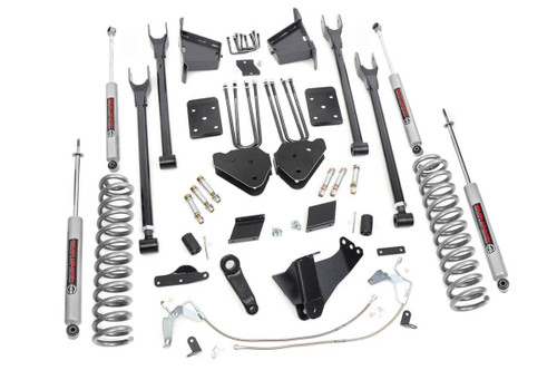 11-14 Ford F250 6in 4-Link Kit w/N2O Shocks 