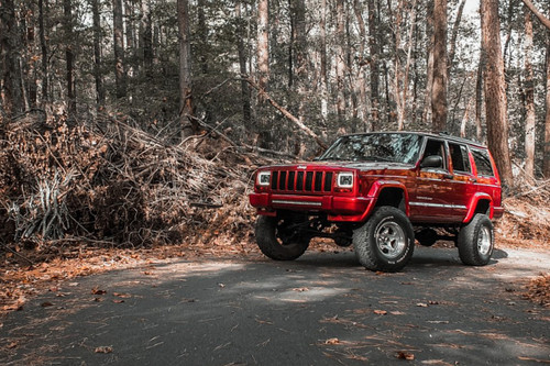 84-01 Jeep XJ 4.5in System w/N20 Shocks - Rough Country Suspension