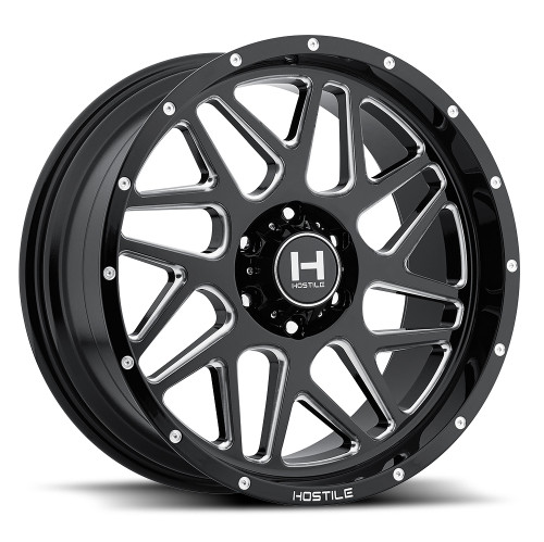 20x10 8x6.5 4.75BS H108 Sprocket Blade Cut - Hostile Wheels