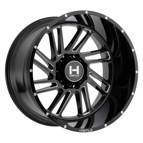 20x12 6x5.5 4.75BS H110 Stryker Blade Cut - Hostile Wheels