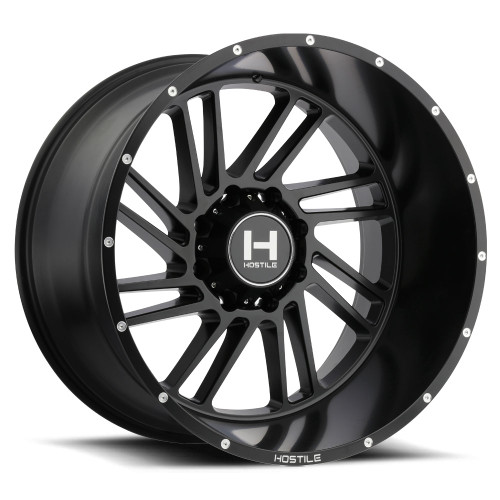 22x12 6x135 4.75BS H110 Stryker Asphalt - Hostile Wheels
