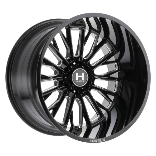 20x10 5x150 4.75BS H114 Fury Asphalt - Hostile Wheels