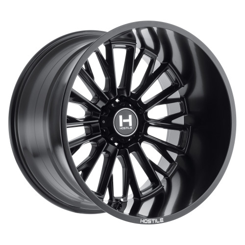 20x9 6x5.5 5BS H114 Fury Asphalt - Hostile Wheels