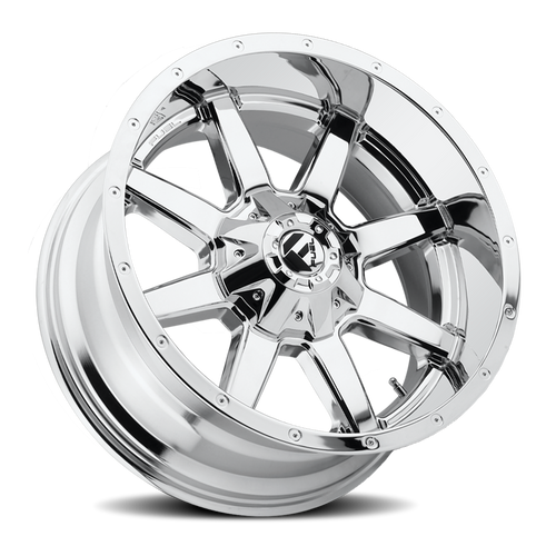 20x10 8x180 4.75BS D536 Maverick Chrome - Fuel Off-Road