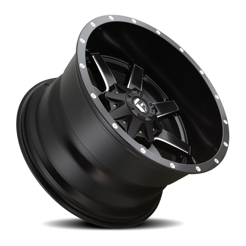 17x8.5 6x4.5/6x5.5 5.5BS D538 Maverick Black Milled - Fuel Off-Road