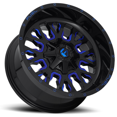 20x9 8x6.5 5.75BS D645 Stroke Gloss Milled Blue - Fuel Off-Road 20x9 8x6.5 5.75BS D645 Stroke Gloss Milled Blue - Fuel Off-Road