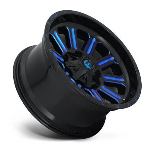 18x9 6x5.5/6x135 4.5BS D646 Hardline Gloss Milled Blue - Fuel Off-Road