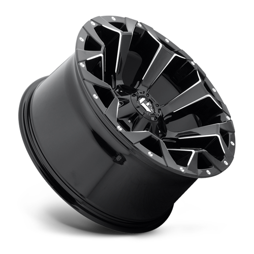 18x9 6x5.5/6x135 4.5BS D576 Assault Gloss Black Milled - Fuel Off-Road