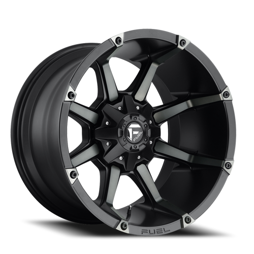 20x10 6x5.5/6x135 4.75BS D556 Coupler Black Machined - Fuel Off-Road