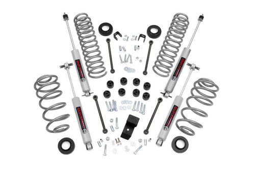97-02 Jeep TJ w/6 Cyl 3.25in Kit w/Shocks - Rough Country Suspension