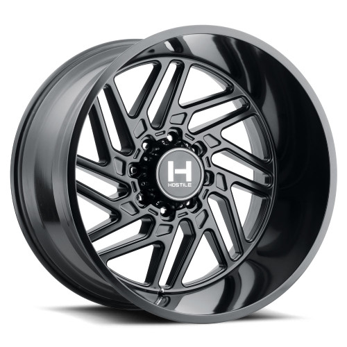 20x10 8x180 4.75BS H116 Jigsaw Asphalt - Hostile Wheels