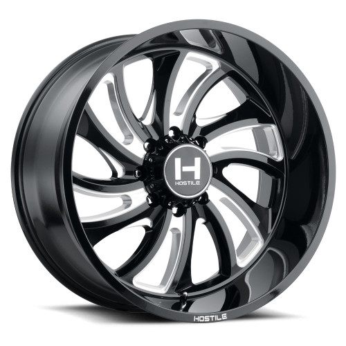 24x14 8x170 4.5BS H118 Demon Blade Cut - Hostile Wheels