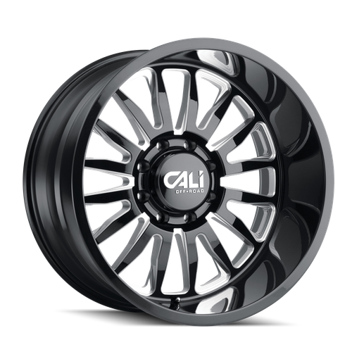 [美品]BLACK CLASSIC CALI MODEL　5x3mm セミドライ Cali Off-Road 9110 Black 20x9 8x6.5 0 O.S. 125.2 H.B.