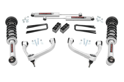 14-21 Ford F150 3in Bolt On Upper Control Arm Lift Kit - Rough Country Suspension