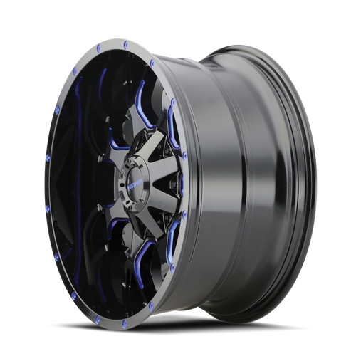 Mayhem Wheels 8015BTB Black 20x9 5x5.5/5x150 5 O.S. 110 H.B.
