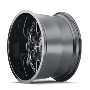 20x9 6x5.5/6x135 5BS 8107 Cogent Gloss Black/Milled Spokes - Mayhem Wheels