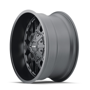 17x9 6x5.5/6x135 4.53BS 8107 Cogent Matte Black - Mayhem Wheels