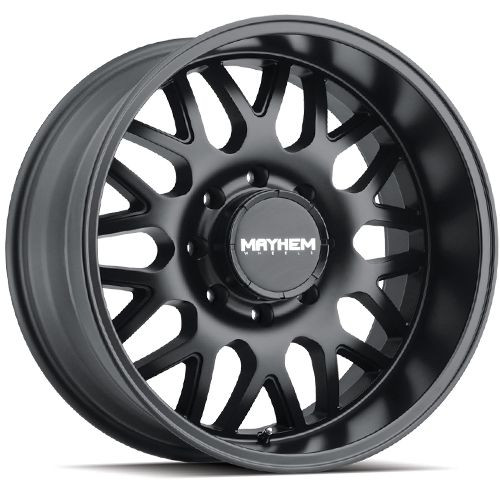 20x10 8x180 4.75BS  Tripwire Matte Black - Mayhem Wheels