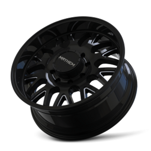 20X9 8X170 5Bs Tripwire Gloss Black/Milled Spokes - Mayhem Wheels