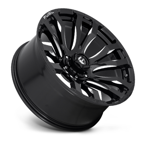 18x9 5x5 4.5BS D673 Blitz Gloss Black Milled - Fuel Off-Road
