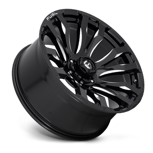 20x9 5x150 5.75BS D673 Blitz Gloss Black Milled - Fuel Off-Road