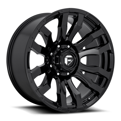 22x12 8x6.5 4.75BS D675 Blitz Gloss Black - Fuel Off-Road