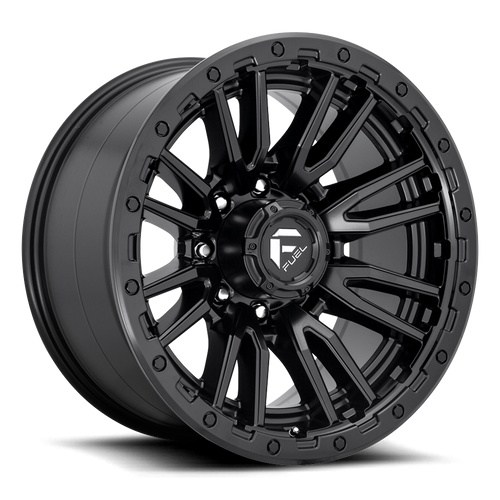 20x10 8x6.5 4.75BS D679 Rebel Matte Black - Fuel Off-Road