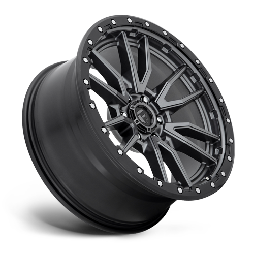 18x9 6x135 5.75BS D680 Rebel Matte Gunmetal Black - Fuel Off-Road