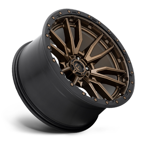 22x10 6x5.5 5BS D681 Rebel Matte Bronze Black - Fuel Off-Road