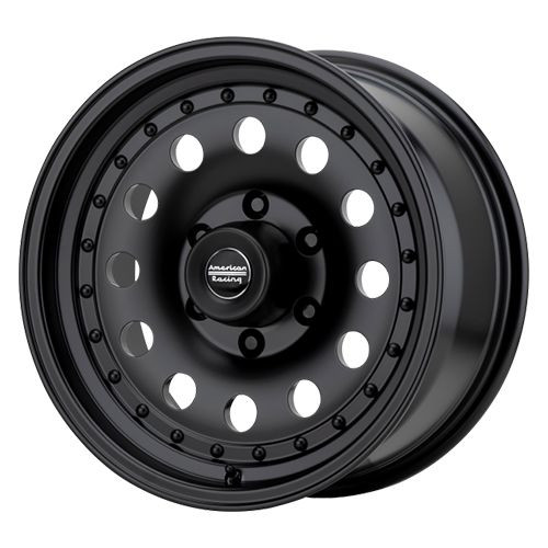 15x10 5x5 4.00BS AR62 Outlaw II Satin Black - American Racing