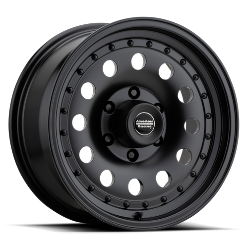 17x8 8x6.5 4.5BS AR62 Outlaw II Satin Black - American Racing 17x8 8x6.5 4.5BS AR62 Outlaw II Satin Black - American Racing