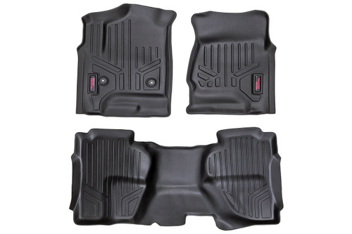 Floor Mats FR & RR Ext Cab Chevy/GMC 1500/2500HD/3500HD 2WD/4WD